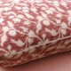 Coussin fleuri vieux rose 35x35 2