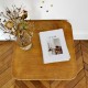 Table basse en rotin vintage