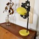 Lampe vintage jaune citron