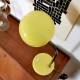 Lampe vintage jaune citron