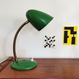 Lampe 60's verte