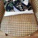 Fauteuil en raphia vintage