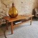 Table basse en teck vintage 