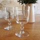 Ensemble de 6 verres en cristal anciens