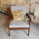 Fauteuil vintage en chêne
