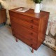 Commode en teck vintage 5T