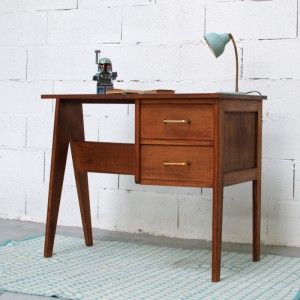 Asymmetric writing desk 50s