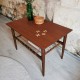 Table basse en teck et rotin Ilse Mobel