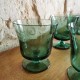 Verres anciens en verre souflé