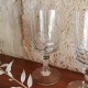 Ensemble de 6 verres en cristal anciens