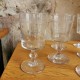 Ensemble de 8 verres gravés 