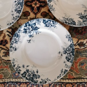 Assiettes creuses anciennes x6