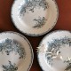 Assiettes plates anciennes x3