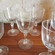 Ensemble de 6 verres en cristal d'Arques