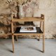 Table d'appoint ancienne en bois 