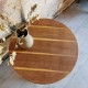 Table basse ronde en rotin