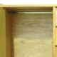 Armoire penderie en bois et rotin 4