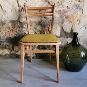 Tabouret ancien en bois 