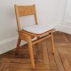 Chaise enfant vintage avec galette 