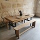 Table de ferme ancienne 1m60