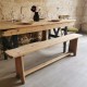 Table de ferme ancienne 1m60