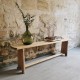 Banc de ferme ancien 1m60