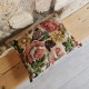 Coussin tissu ancien 35x25cm