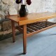 Table basse en teck vintage 