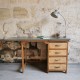 Bureau ancien enfant poudre de bronze 