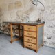 Bureau ancien enfant poudre de bronze 