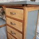 Bureau ancien enfant poudre de bronze 