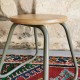 Table ronde vintage en rotin