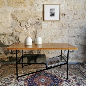 Table basse en teck vintage 