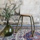 Table ronde vintage en rotin