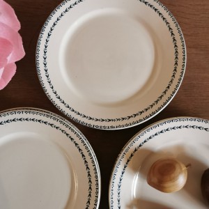 Assiettes creuses anciennes x6