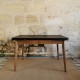 Table vintage avec rallonges