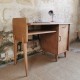 Bureau ancien stratifié gris