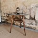 Table d'appoint vintage motif japonisant