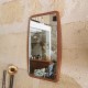 Miroir en bois fifties