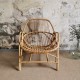 Fauteuil en rotin vintage 