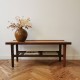 Table basse en teck vintage 