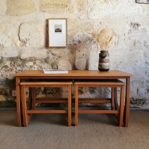 Table basse en teck vintage 