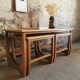 Table basse en teck vintage 