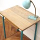 Bureau et chaise années 50 teal 6