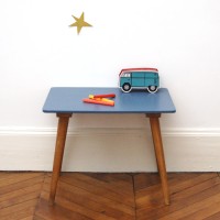 Petit bureau bleu China Blue