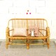 Banquette en rotin vintage 1