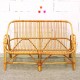 Banquette en rotin vintage 3