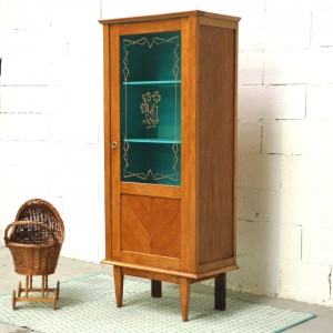 Armoire vitrée Turquoise 1