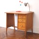 Bureau pieds compas 3 tiroirs