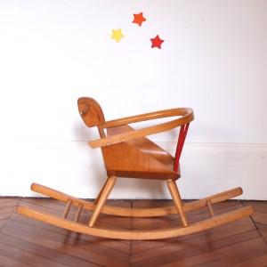 Fauteuil à bascule Baumann